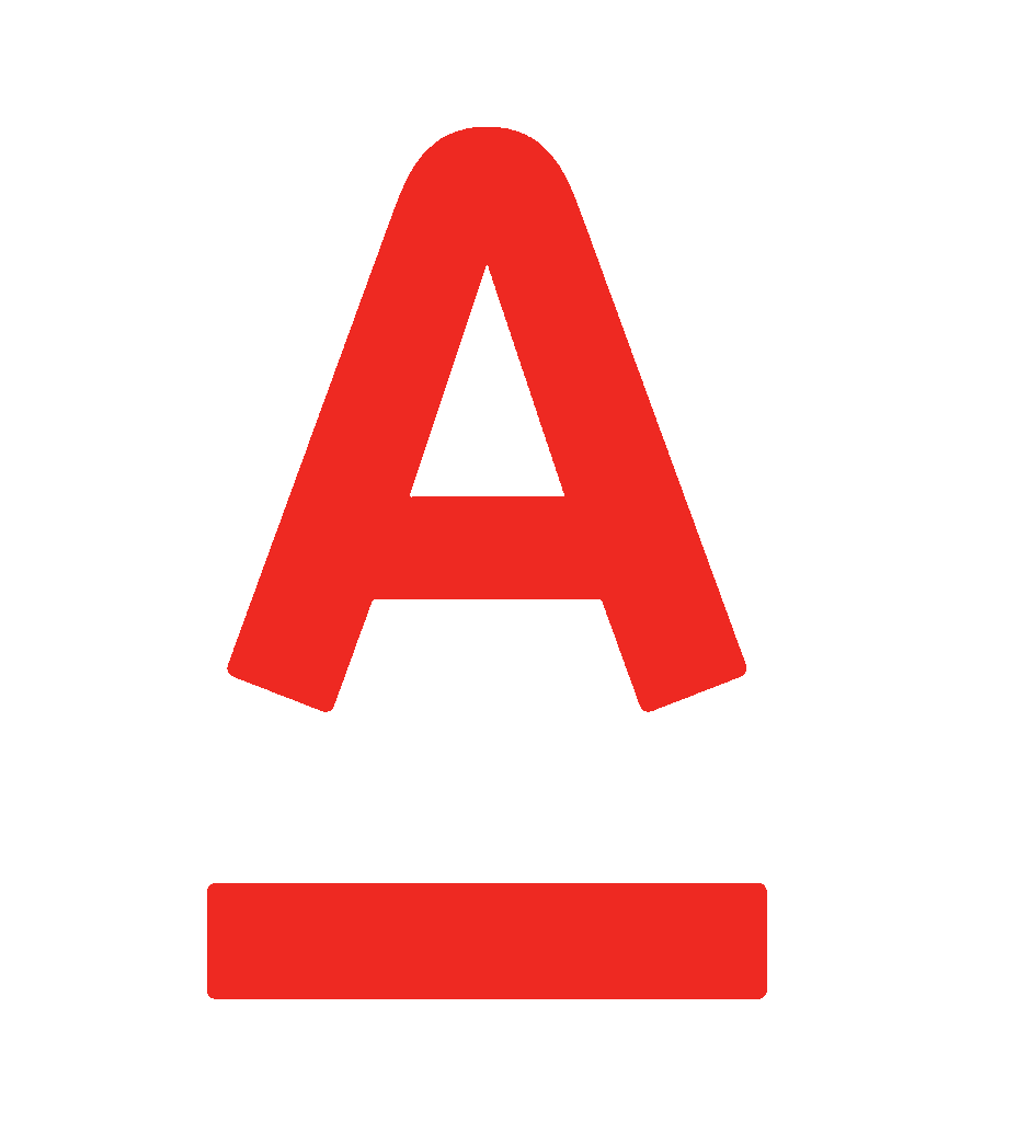 Логотип Альфа Мобайл для переноса номера